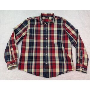 UNTUCKit Brandford 2021 Shirt Mens XL Blue Red Plaid Long Sleeve Button Up 40934